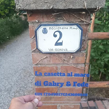 La Casetta Al Mare Di Gabry & Fede 펜션 로시냐노 솔바이
